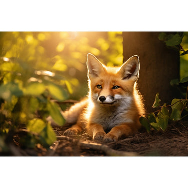 Morning Fox Painting